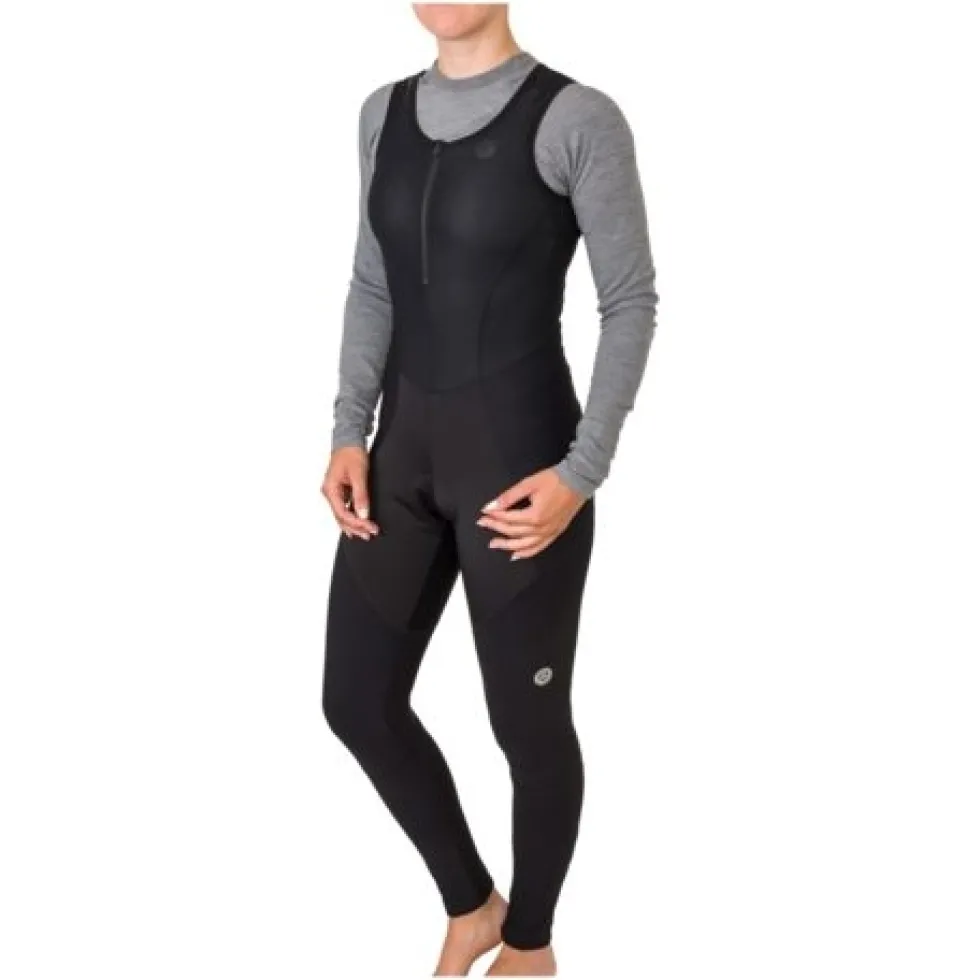 AGU Essential Prime Performance Fietsbroek met bretels II Dames - zwart