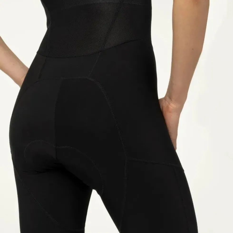 AGU Essential Prime Performance Fietsbroek met bretels II Dames - zwart