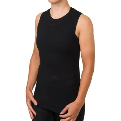 AGU Essential Summerday Baselayer Naadloos Hemd zonder Mouwen Unisex - zwart