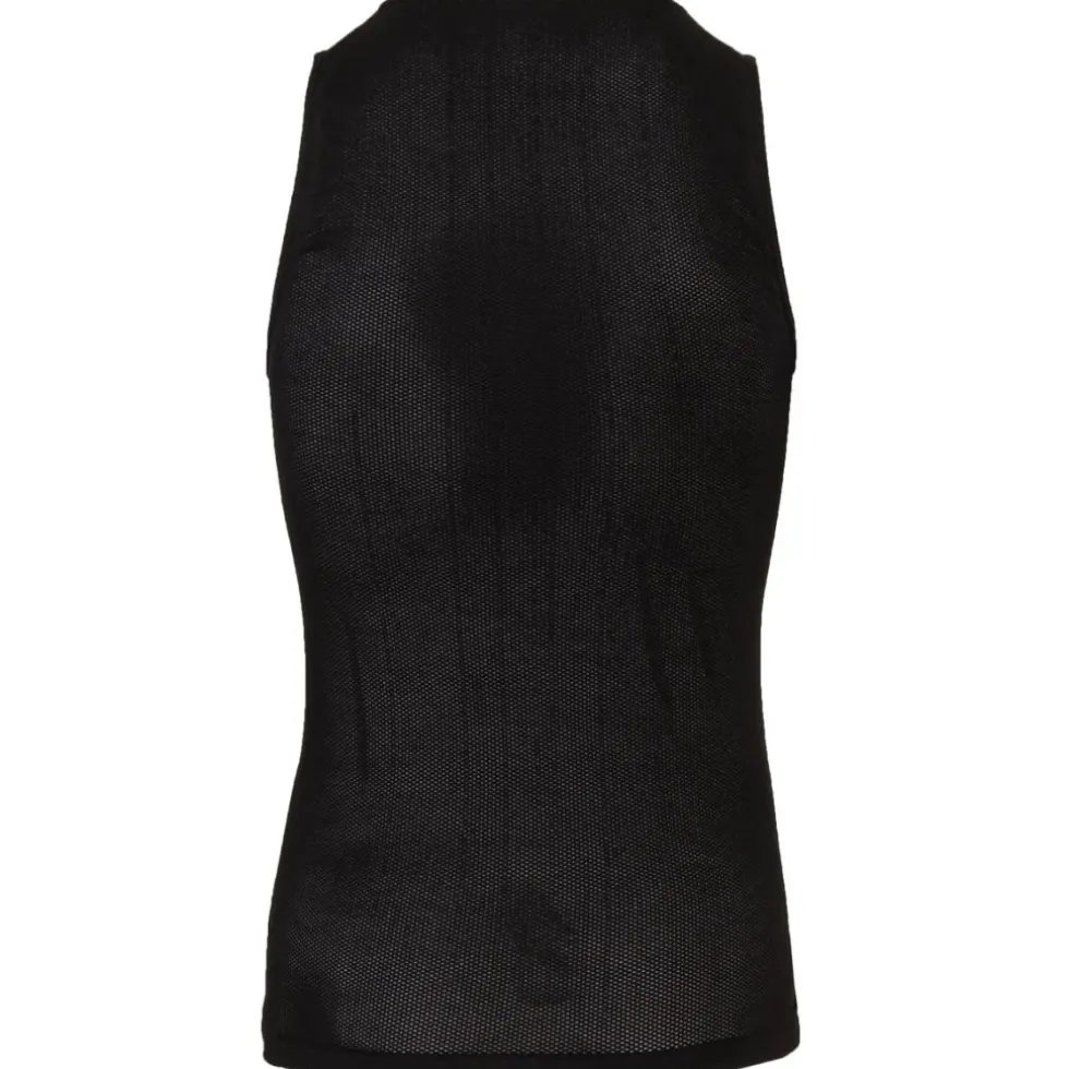 AGU Essential Summerday Baselayer Naadloos Hemd zonder Mouwen Unisex - zwart