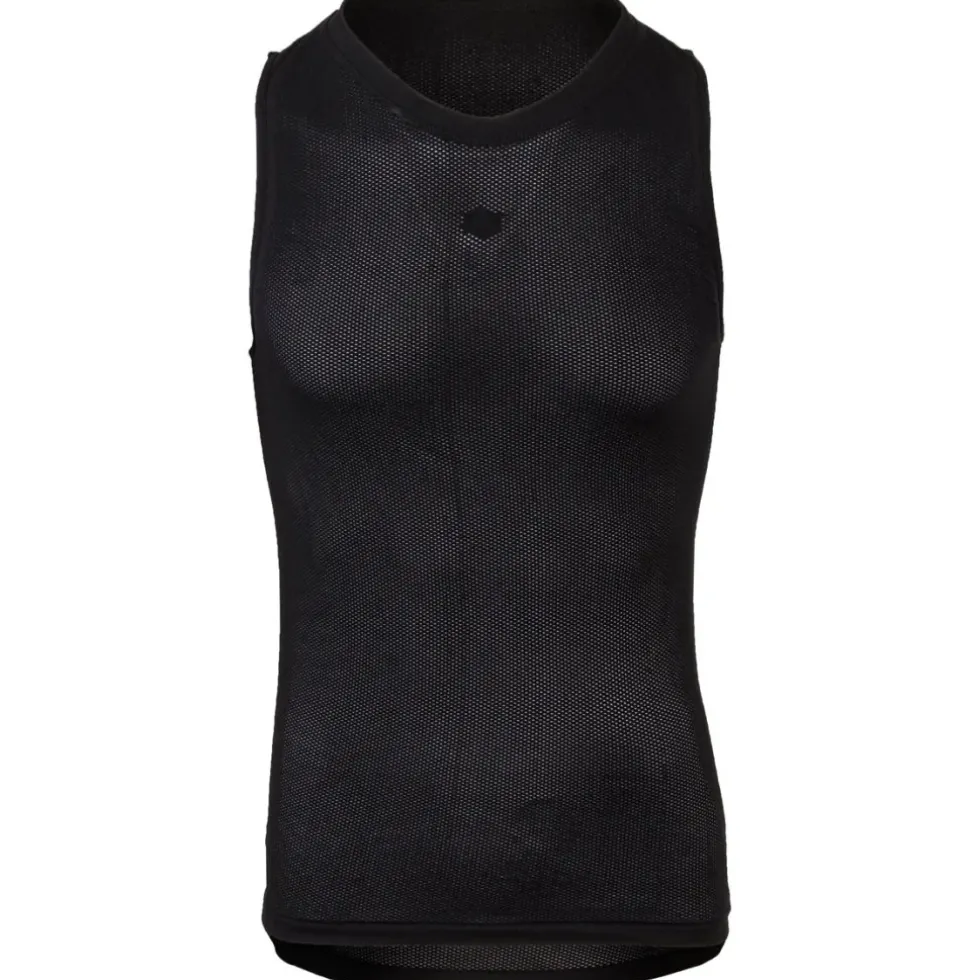 AGU Essential Summerday Baselayer Naadloos Hemd zonder Mouwen Unisex - zwart