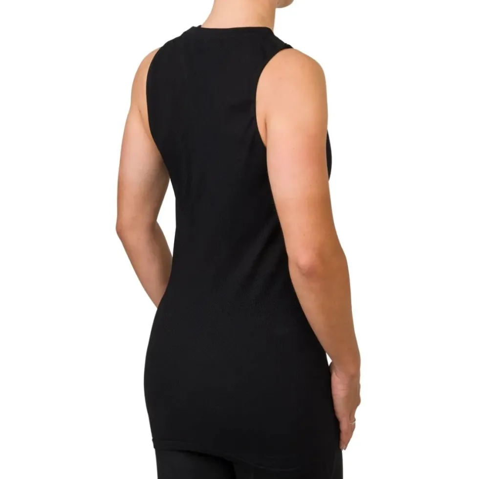 AGU Essential Summerday Baselayer Naadloos Hemd zonder Mouwen Unisex - zwart