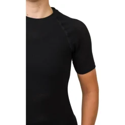 AGU Essential Summerday Baselayer Naadloos Hemd met Korte Mouwen - zwart