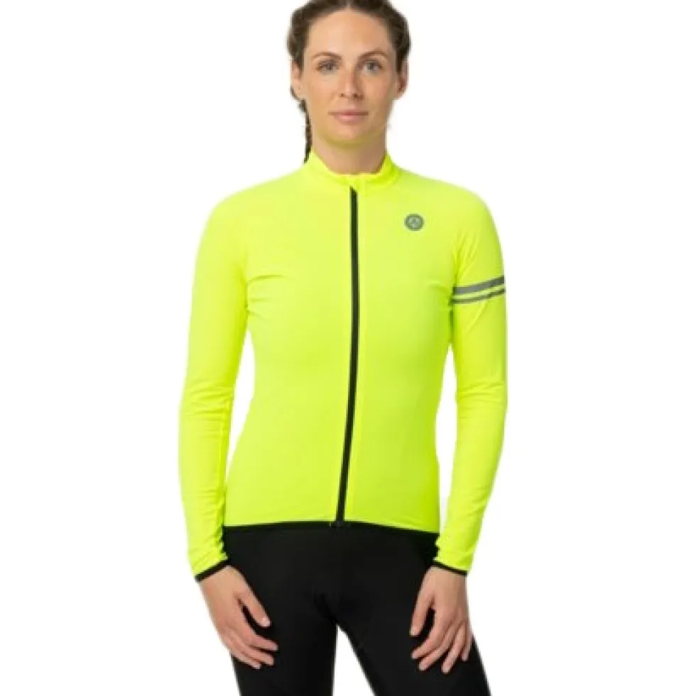 AGU Essential Thermische Shirt met Lange Mouwen Dames - hivis neon yellow