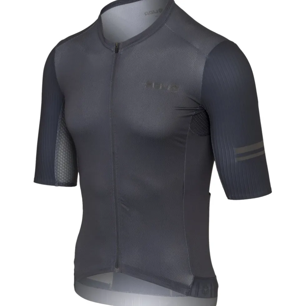 AGU Performance Aero Fietsshirt met Korte Mouwen Heren - freeport grey