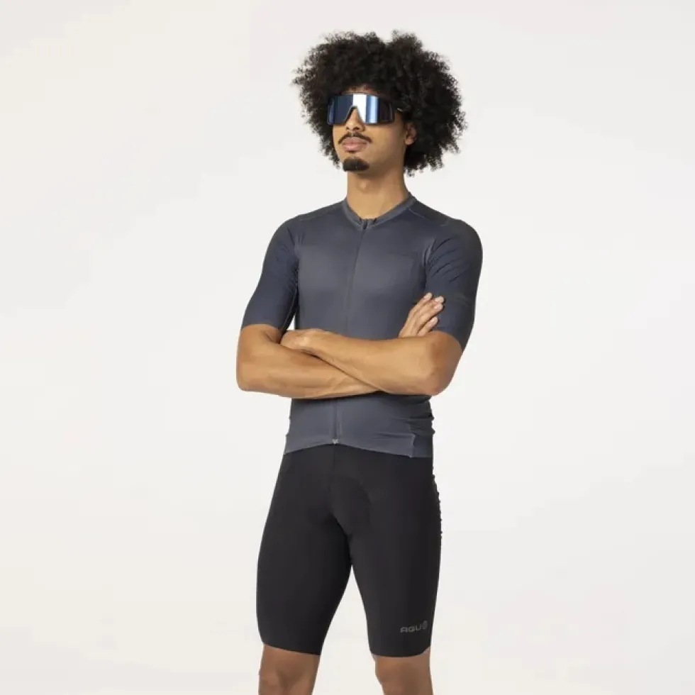 AGU Performance Aero Fietsshirt met Korte Mouwen Heren - freeport grey