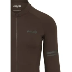 AGU Performance Solid Shirt met Lange Mouwen Heren - ground coffee