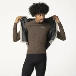 AGU Performance Solid Shirt met Lange Mouwen Heren - ground coffee
