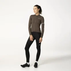 AGU Performance Solid Shirt met Lange Mouwen Dames - ground coffee