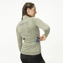 AGU SIX6 Classic Fietsshirt met Lange Mouwen Dames - grass roots green