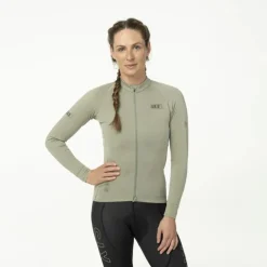 AGU SIX6 Classic Fietsshirt met Lange Mouwen Dames - grass roots green