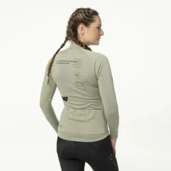 AGU SIX6 Classic Fietsshirt met Lange Mouwen Dames - grass roots green