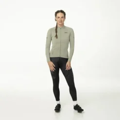 AGU SIX6 Classic Fietsshirt met Lange Mouwen Dames - grass roots green