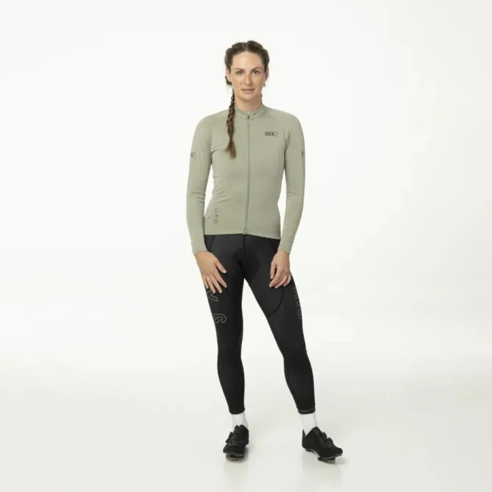 AGU SIX6 Classic Fietsshirt met Lange Mouwen Dames - grass roots green