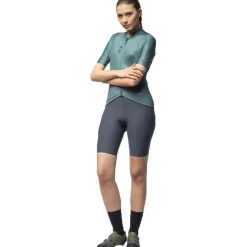 Alé Color Block Off Road Dames shirt met korte mouwen - moss green