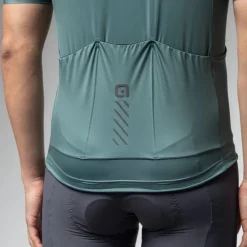 Alé Color Block Off Road Korte mouwen shirt heren - moss green