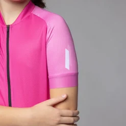 Alé Follow Me Fietstrui Kinderen - fuchsia