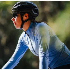 Alé KLIMATIK K-IDRO Waterafstotende Shirt met Lange Mouwen Dames - pale blue