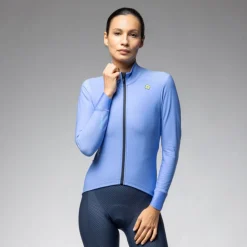 Alé KLIMATIK K-IDRO Waterafstotende Shirt met Lange Mouwen Dames - pale blue