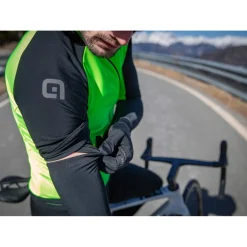 Alé KLIMATIK K-TOUR 2.0 Waterafstotende Shirt met Korte Mouwen Heren - fluo yellow