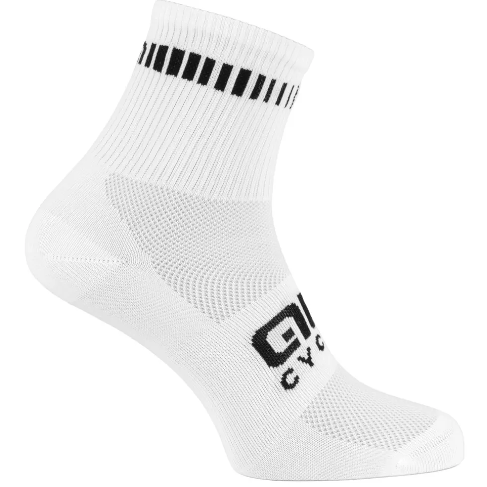 Alé Logo Sokken Unisex - wit/zwart