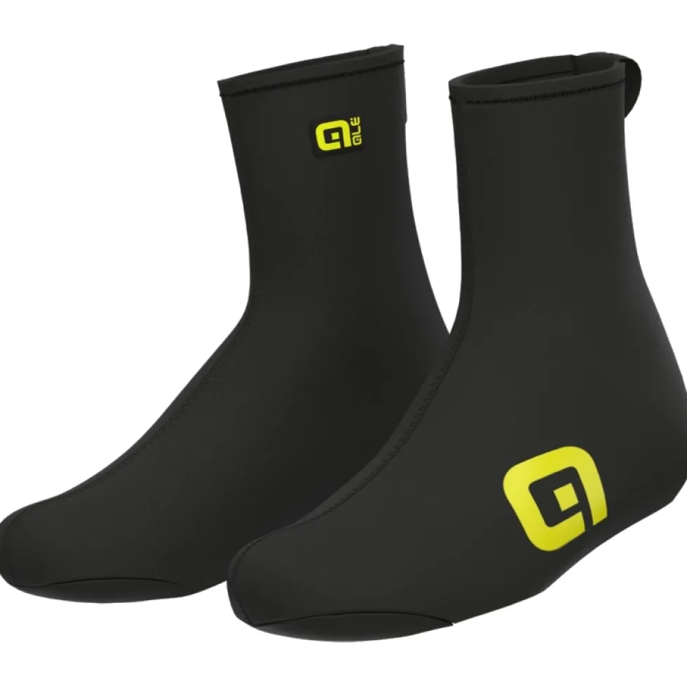 Alé Neoprene Overschoenen Unisex - black/neon yellow