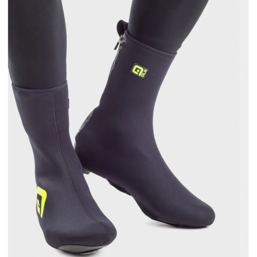Alé Neoprene Overschoenen Unisex - black/neon yellow