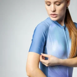 Alé OFF ROAD - GRAVEL Monsone Fietsshirt Dames - light blue