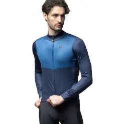 Alé OFF ROAD GRAVEL Dual Fietstrui met lange mouwen Heren - blauw