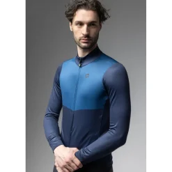 Alé OFF ROAD GRAVEL Dual Fietstrui met lange mouwen Heren - blauw