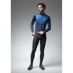 Alé OFF ROAD GRAVEL Dual Fietstrui met lange mouwen Heren - blauw