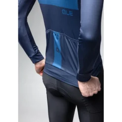 Alé OFF ROAD GRAVEL Dual Fietstrui met lange mouwen Heren - blauw