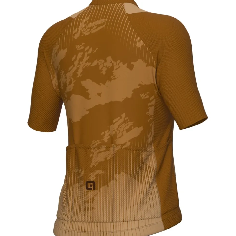 Alé OFF ROAD GRAVEL Krakatoa Radtrikot Damen - caramello