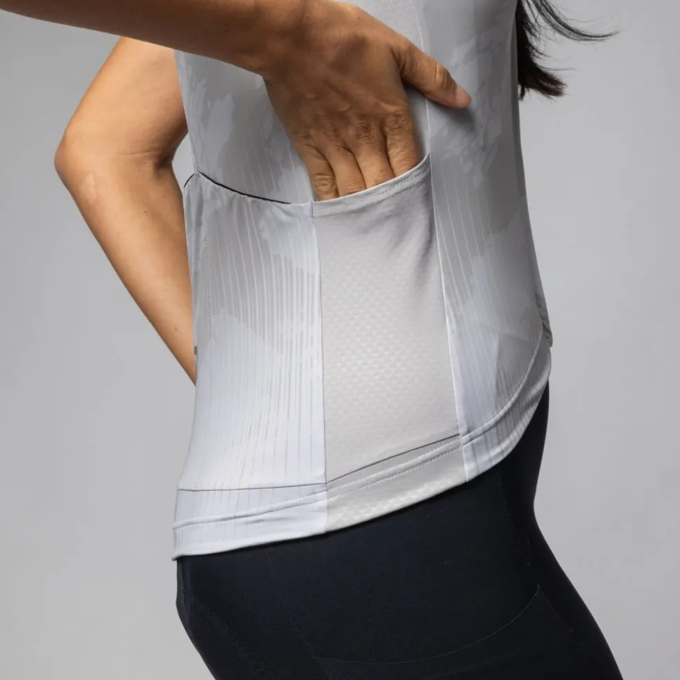 Alé OFF ROAD GRAVEL Krakatoa Radtrikot Damen - beige