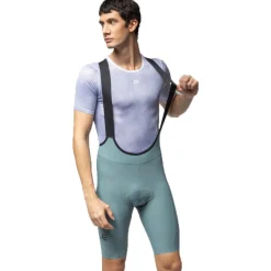 Alé OFF ROAD GRAVEL Pro Fietsshorts met bretels Heren - eucalyptus