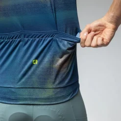 Alé OFF ROAD GRAVEL Traccia Korte mouwen shirt heren - abyss