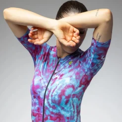 Alé PR-E Clorofilla Dames shirt met korte mouwen - purple combo