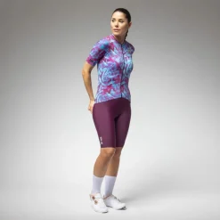 Alé PR-E Clorofilla Dames shirt met korte mouwen - purple combo