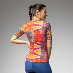 Alé PR-E Clorofilla Dames shirt met korte mouwen - orange combo