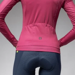 Alé PR-E Follow Me 2.0 Shirt met Lange Mouwen Dames - raspberry