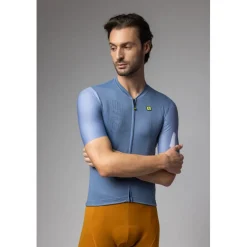 Alé PR-E Follow Me Shirt met Korte Mouwen Heren - steel blue