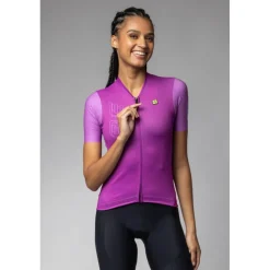 Alé PR-E Follow Me Shirt met Korte Mouwen Dames - violetta