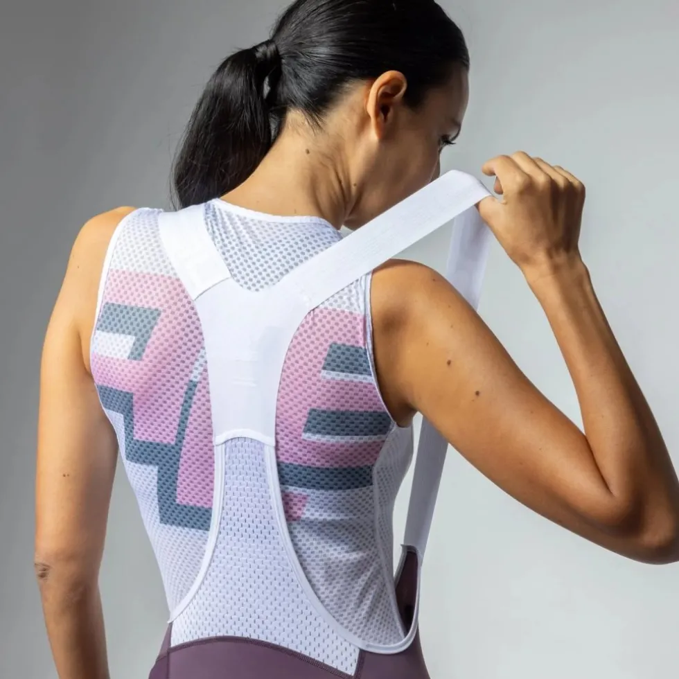 Alé PR-E Magic Colour Fietsshort met Bretels Dames - bordeaux