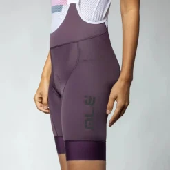 Alé PR-E Magic Colour Fietsshort met Bretels Dames - bordeaux