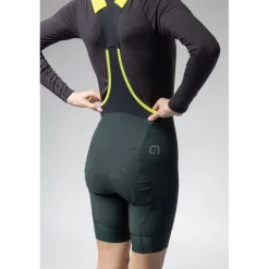 Alé PR-E Magic Colour Winter Fietsshort met Bretels Dames - scotland green