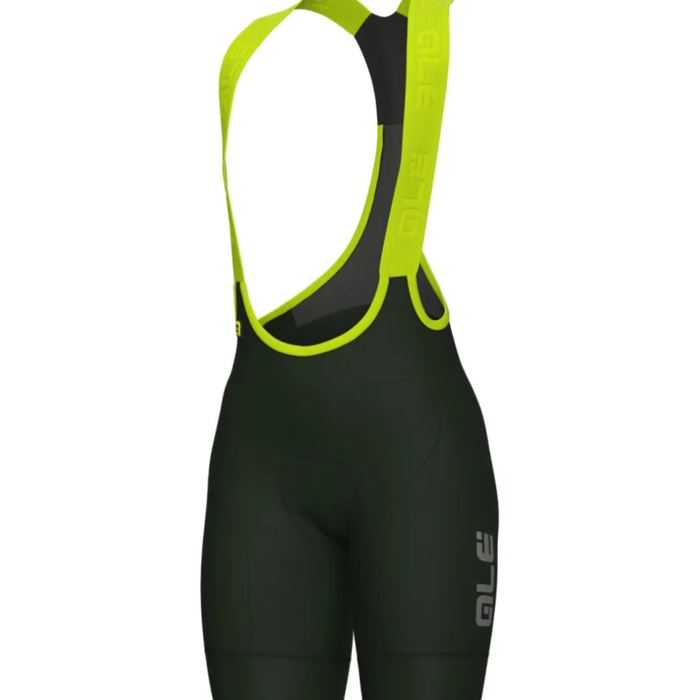 Alé PR-E Magic Colour Winter Fietsshort met Bretels Dames - scotland green