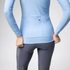 Alé R-EV1 Warm Race 2.0 Fietstrui met Lange Mouwen Dames - sky blue