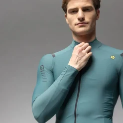 Alé R-EV1 Warm Race Shirt met Lange Mouwen Heren - pier green