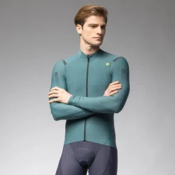 Alé R-EV1 Warm Race Shirt met Lange Mouwen Heren - pier green