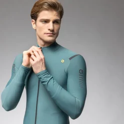 Alé R-EV1 Warm Race Shirt met Lange Mouwen Heren - pier green